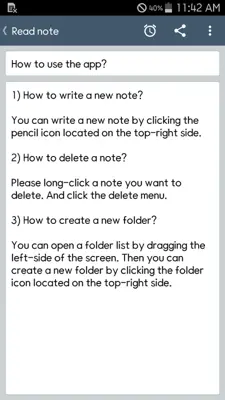 ClevNote android App screenshot 2
