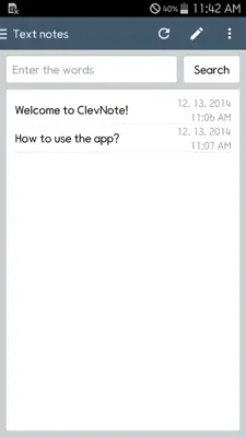 ClevNote android App screenshot 3